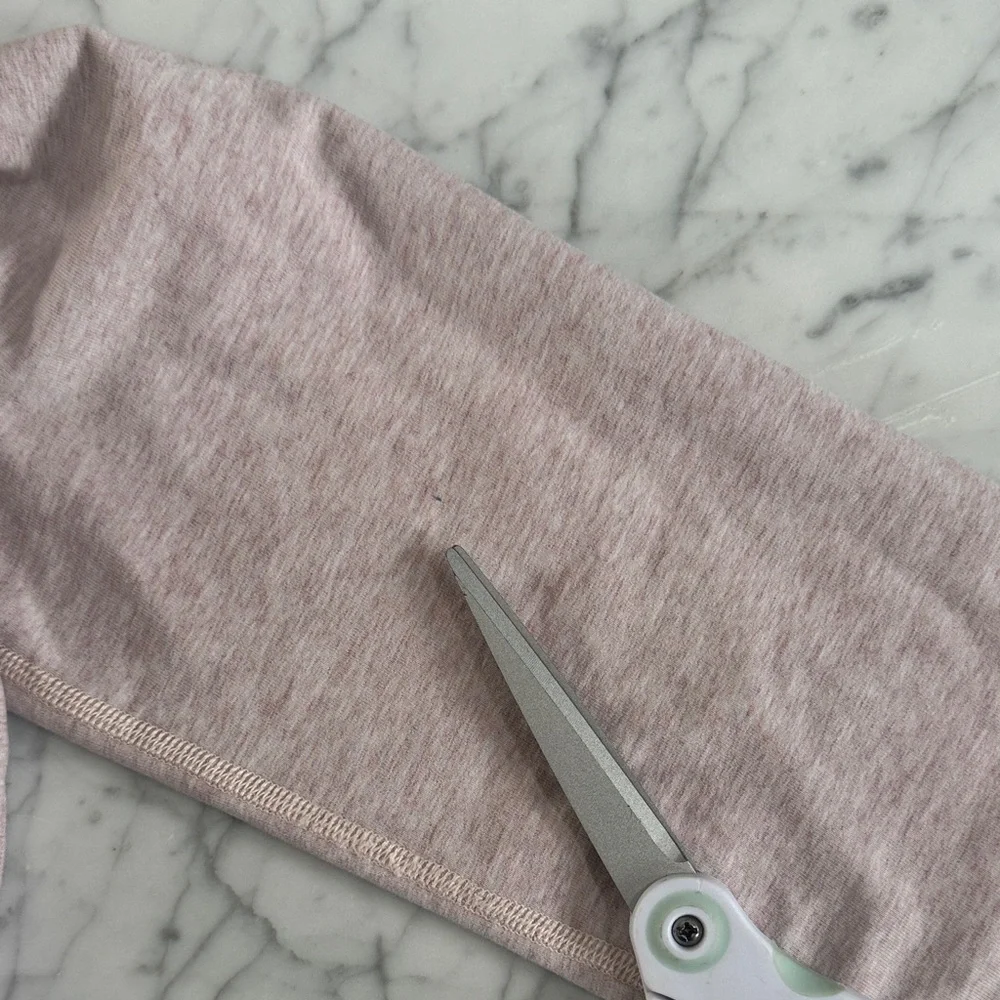Lululemon Scuba Hoodie Full Zip Heathered Butter Pink Sz 4 - Picture 11 of 11